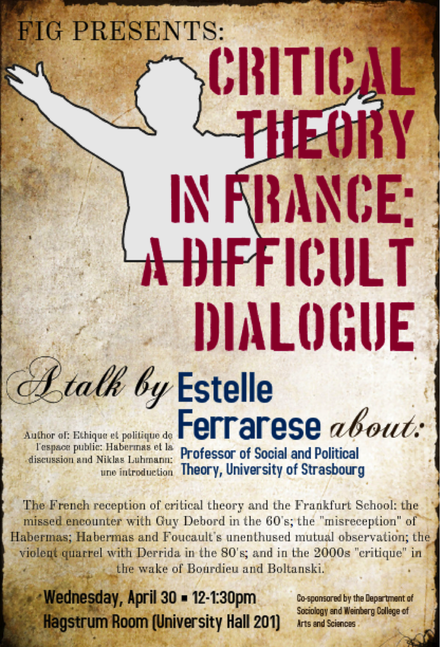 Critical Theory in France: A Difficult Dialogue